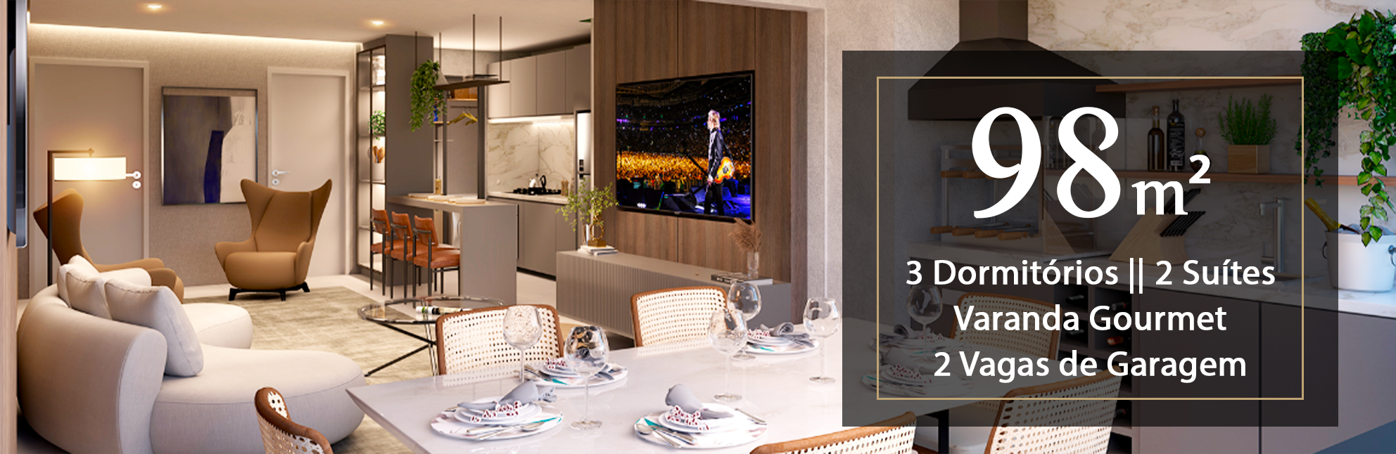 MAJESTIC Residencial | Apartamentos de 3 dormitórios ou 2 suítes, terraço gourmet e 2 vagas de garagem com lazer completo e ao lado do Bosque Maia